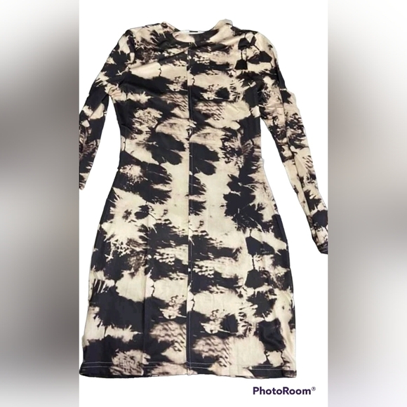 𝅺women's Tie Dye Bodycon Dress Medium - Picture 5 of 5